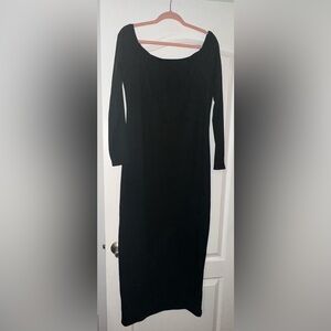 SHEIN Classic Black Long Sleeve Dress